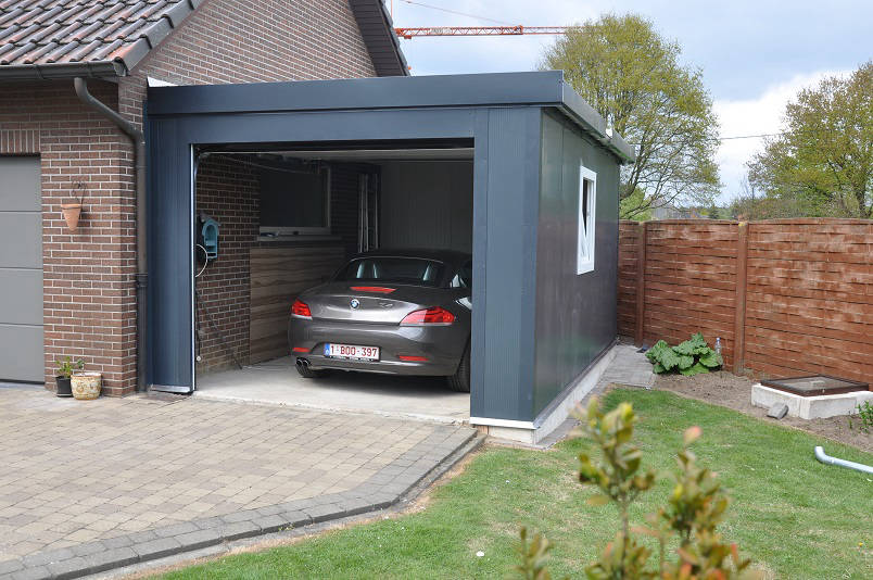 ISO systeem prefab garagebox | D-Lux Systemen Benelux